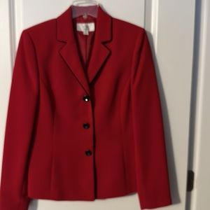 Women’s Red Suit Jacket Size 4